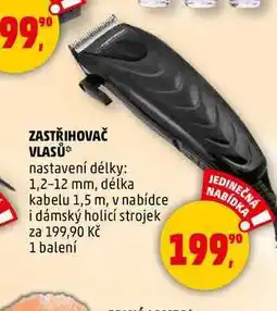 Penny Market ZASTŘIHOVAČ VLASŮ, 1 balení nabídka