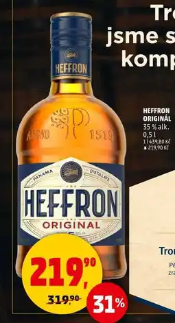 Penny Market HEFFRON ORIGINÁL, 0,5 l nabídka