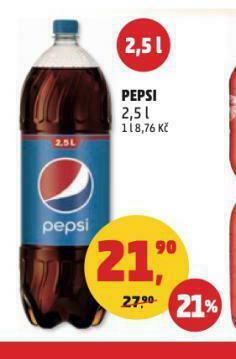 Penny Market Pepsi 2,5l nabídka