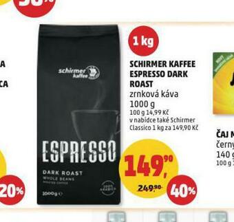 Penny Market Schirmer kaffee espresso dark roast nabídka
