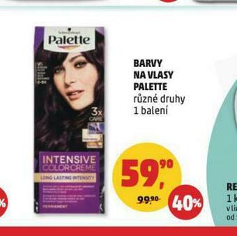 Penny Market Palette barva na vlasy nabídka