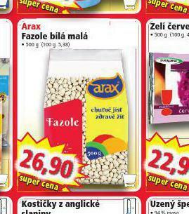 Norma Arax fazole bílá malá nabídka
