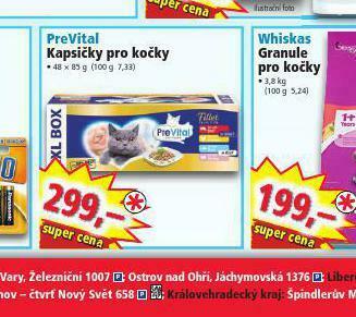 Norma Prevital kapsičky pro kočky nabídka