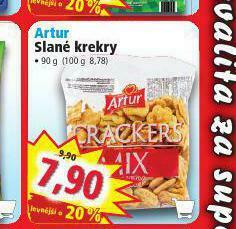 Norma Artur slané krekry nabídka