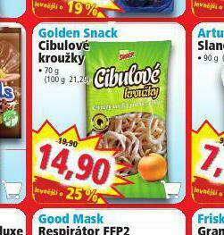Norma Golden snack cibulové kroužky nabídka