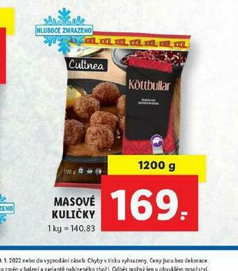 Lidl Masové kuličky nabídka