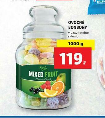 Lidl Ovocné bonbony nabídka