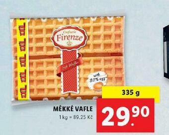 Lidl Měkké vafle nabídka