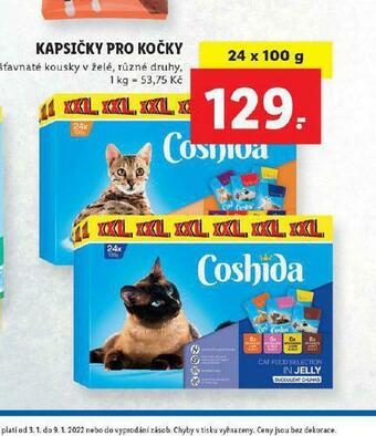 Lidl Coshida kapsičky pro kočky nabídka