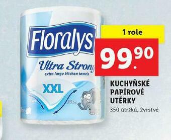 Lidl Florasyl papírové utěrky nabídka
