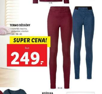 Lidl Termo džegíny nabídka