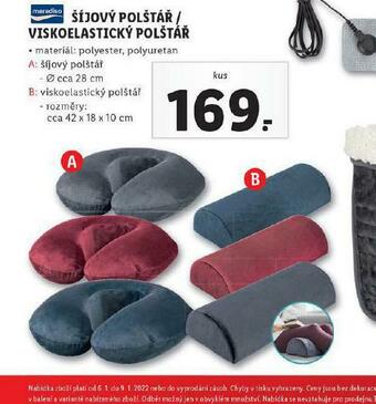Lidl Šíjový polštář nabídka