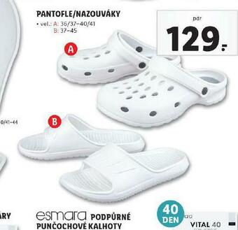 Lidl Pantofle nabídka