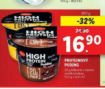 Lidl Proteinový puding nabídka