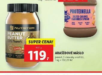 Lidl Arašídové máslo nabídka