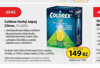 Dr. Max Coldrex horký nápoj citron nabídka