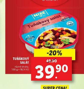 Lidl Tuňákový salát nabídka
