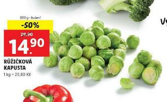 Lidl Růžičková kapusta nabídka