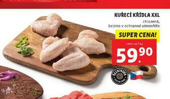Lidl Kuřecí křídla xxl nabídka