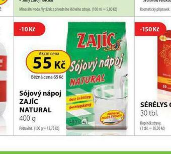 Sójový nápoj zajíc natural
