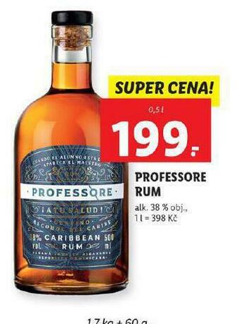 Lidl Professore rum nabídka