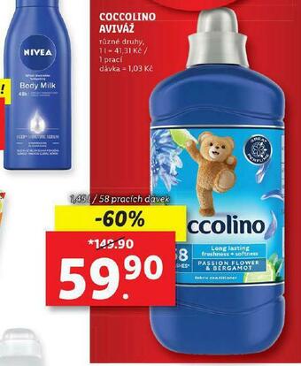 Lidl Coccolino aviváž nabídka