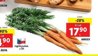 Lidl Mrkev nabídka