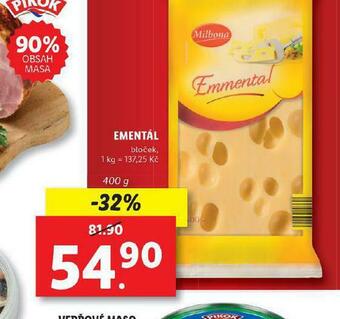 Lidl Ementál nabídka