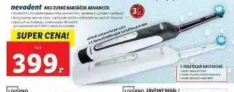 Lidl Aku zubní kartáček advenced nabídka