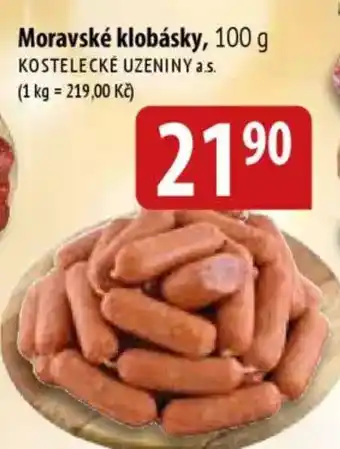 Bala Moravské klobásky nabídka