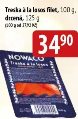 Bala Treska à la losos filet, drcená nabídka