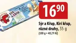 Bala Sýr a Křup, Kiri křup nabídka