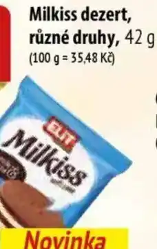 Bala Milkiss dezert nabídka