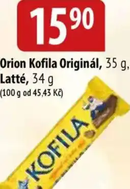 Bala Orion Kofila Originál, Latté nabídka
