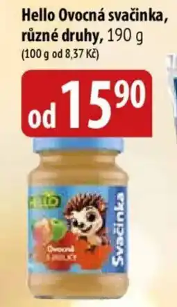 Bala Hello Ovocná svačinka nabídka