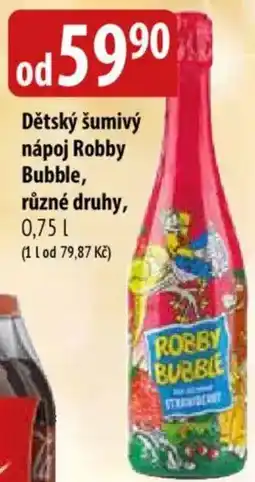 Bala Dětský šumivý nápoj Robby Bubble nabídka