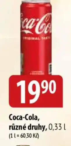Bala Coca-Cola nabídka