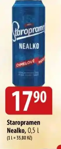 Bala Staropramen Nealko nabídka