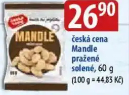 Bala Česká cena Mandle pražené solené nabídka