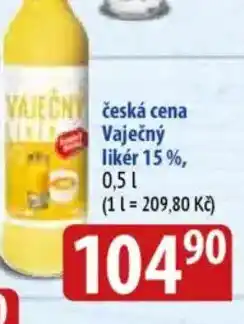 Bala Česká cena Vaječný likér 15% nabídka