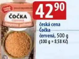 Bala Česká cena Čočka červená nabídka