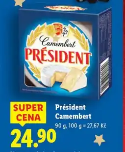 Lidl Président Camembert nabídka
