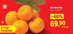 Lidl Mandarinky nabídka