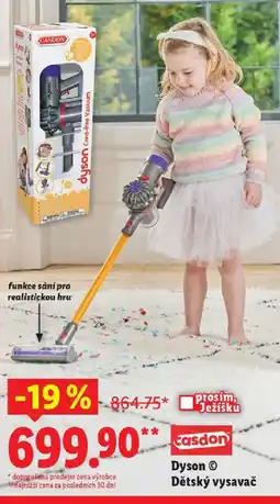 Lidl Dyson Dětský vysavač nabídka