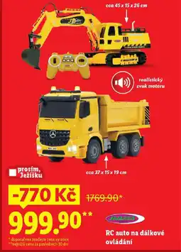 Lidl RC auto na dálkové ovládání nabídka
