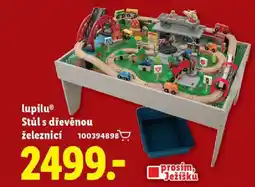 Lidl Lupilu® Stůl s dřevěnou železnicí nabídka