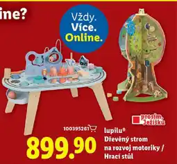 Lidl Lupilu® Dřevěný strom na rozvoj motoriky / Hrací stůl nabídka