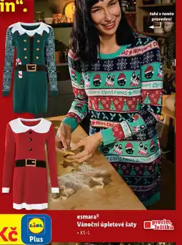 Lidl Esmara® Vánoční úpletové šaty nabídka