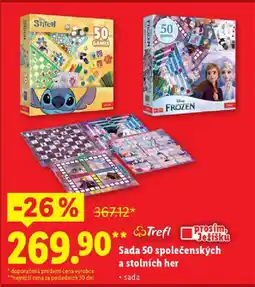 Lidl Sada 50 společenských a stolních her nabídka