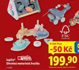 Lidl Dřevěná motorická hračka nabídka